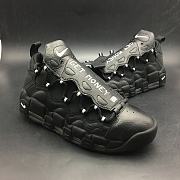 Nike Air More Money Black Metallic Silver  - 5