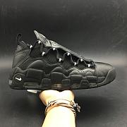 Nike Air More Money Black Metallic Silver  - 6