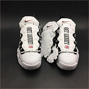 Nike Air More Money White Black Coral Chalk  - 5