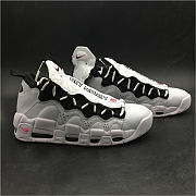 Nike Air More Money White Black Coral Chalk  - 3