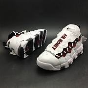 Nike Air More Money White Black Team Red  - 6