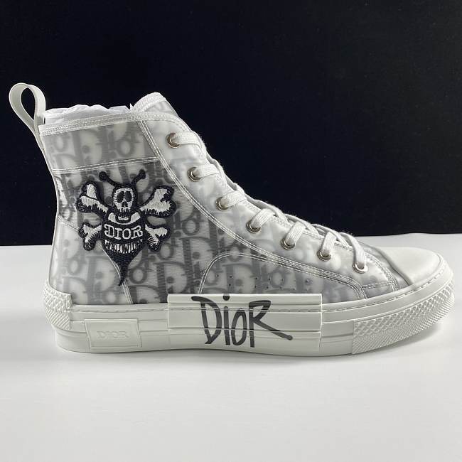 Di-or And Shawn B23 High Top Bee Embroidery  - 1