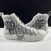 Di-or And Shawn B23 High Top Bee Embroidery  - 3