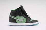 Air Jordan 1 Retro High Zoom Black Green CK6637-002 - 1