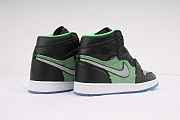 Air Jordan 1 Retro High Zoom Black Green CK6637-002 - 4