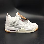 Air Jordan 4 Retro Levi's White (Levi's Tag) AO2571-100 - 4