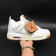 Air Jordan 4 Retro Levi's White (Levi's Tag) AO2571-100 - 3