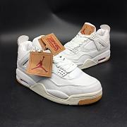 Air Jordan 4 Retro Levi's White (Levi's Tag) AO2571-100 - 2