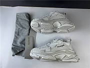 Belenciaga Triple S Grey Logo - 5