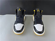 Air Jordan 1 Mid Laser Yellow Black  CV5276-107 - 3