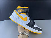 Air Jordan 1 Mid Laser Yellow Black  CV5276-107 - 5