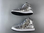 Air Jordan 1 Mid SE Disco Metallic Silver  CU9304-001 - 5