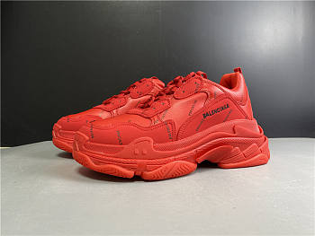 Balenciaga Triple S Red Logo