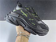 Belenciaga Triple S Black Logo - 2