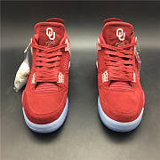 Jordan 4 Retro Oklahoma Sooners PE SU18 MNJDLS 731 LN3 - 2