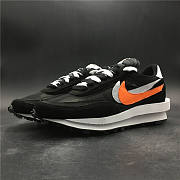 Nike LD Waffle sacai Black Orange  - 4