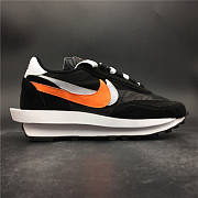 Nike LD Waffle sacai Black Orange  - 3