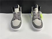 Air Jordan 1 Mid Gunsmoke Volt 554724-072 - 3