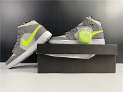 Air Jordan 1 Mid Gunsmoke Volt 554724-072 - 6