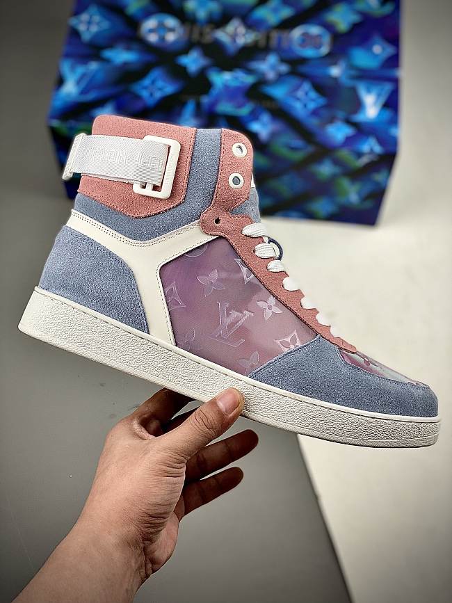 Louis Vuitton Boombox Sneaker Boot Pink  - 1