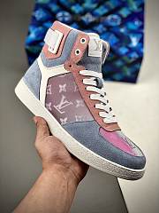 Louis Vuitton Boombox Sneaker Boot Pink  - 4