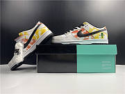 Nike SB Dunk Low Raygun Tie-Dye White  - 3