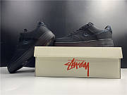 Nike Air Force 1 Low Stussy Black  - 4