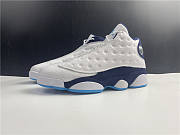 Jordan 13 Retro White Obsidian Powder Blue  - 6