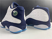 Jordan 13 Retro White Obsidian Powder Blue  - 2