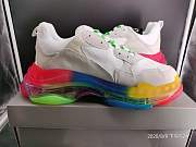 Balenciaga Triple S Clear Sole Rainbow  - 4