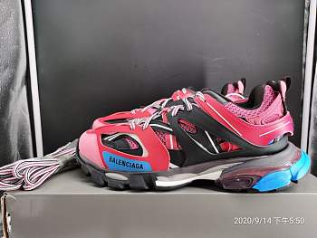 Balenciaga Track Trainers Pink Blue 