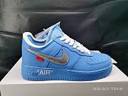 NIKE AIR FORCE 1 LOW x OFF-WHITE MCA UNIVERSITY BLUE CI1173-400 - 1