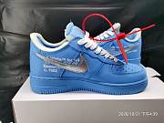 NIKE AIR FORCE 1 LOW x OFF-WHITE MCA UNIVERSITY BLUE CI1173-400 - 3