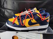 NIKE DUNK LOW x OFF-WHITE  UNIVERSITY GOLD MIDNIGHT NAVY  - 1