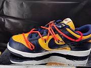 NIKE DUNK LOW x OFF-WHITE  UNIVERSITY GOLD MIDNIGHT NAVY  - 4