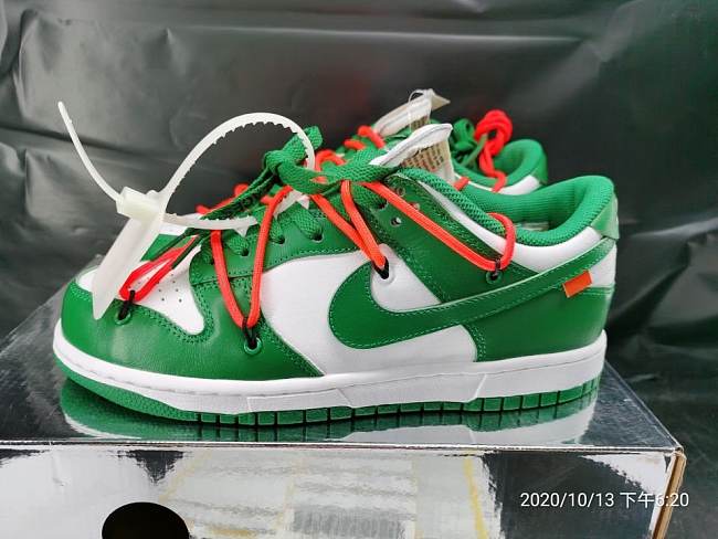 OFF-WHITE x NIKE DUNK LOW  PINE GREEN - 1