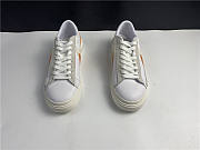  Sacai x Nike Blazer Low White Orange   - 3