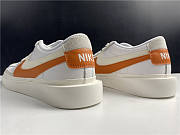  Sacai x Nike Blazer Low White Orange   - 2