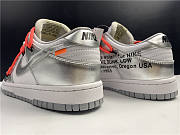 Nike Dunk Low Off-White Silver CT0856-800 - 4