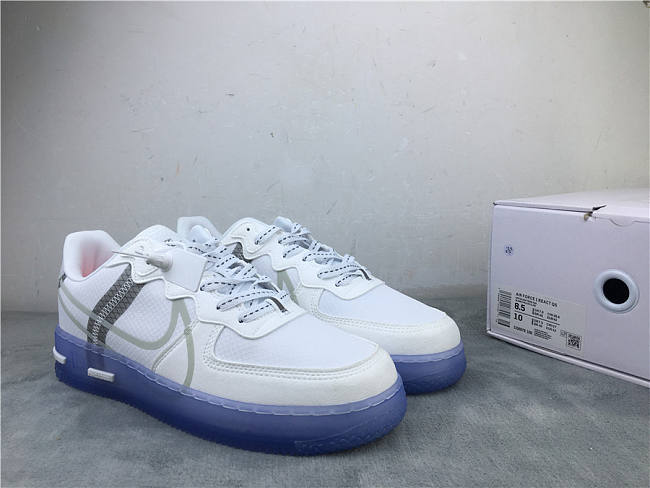 Nike Air Force 1 React White Light Bone  - 1