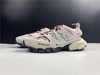 Balenciaga Track White Burgundy