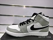 Air Jordan 1 Mid Light Smoke Grey 554724-092 - 5