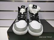 Air Jordan 1 Mid Light Smoke Grey 554724-092 - 4