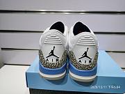 Air Jordan 3 UNC White Valor Blue CT8532-104 - 4