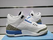 Air Jordan 3 UNC White Valor Blue CT8532-104 - 5