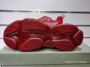 Balenciaga Triple S Clear Sole Burgundy Red  - 6