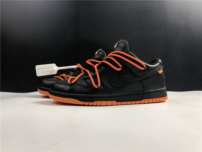 Nike SB Dunk Low Off-White Black Orange - 1