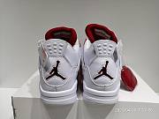 Air Jordan 4 Metallic Pack White Red CT8527-112  - 2