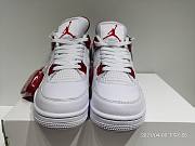 Air Jordan 4 Metallic Pack White Red CT8527-112  - 4