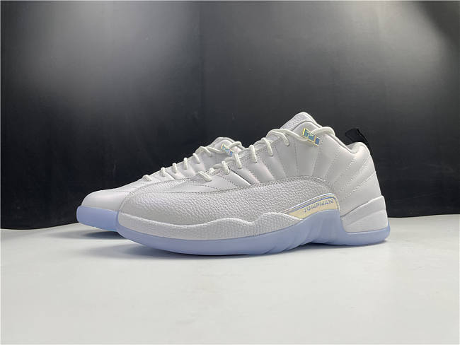 Air Jordan 12 Low White   - 1